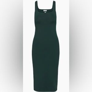 ARITZIA BABATON CONTOUR TANK TOP MIDI DRESS